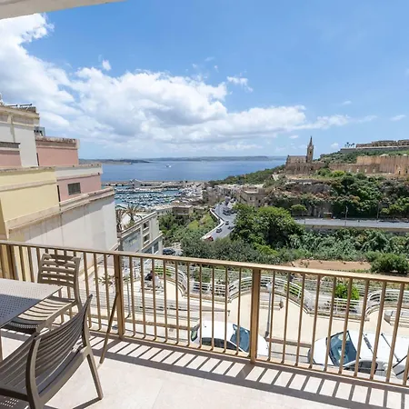 3bdr Flat With Views - No Lift * Ghajnsielem